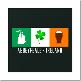 Abbeyfeale Ireland, Gaelic - Irish Flag Posters and Art